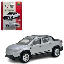 Miniatura CKS Toys Picape Fiat Strada 1:64 Pneus de Borracha Die Cast Original 1magnus -