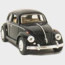 Miniatura Coleção Fusca Preto 1967 Clássico Escala 1/32.