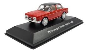 Miniatura Coleção Volkswagen Nº12 1600 L 1969 Vermelho 1:43