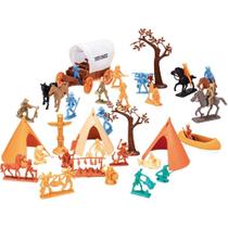 Miniatura Colecionável Acampamento APACHE/COWBOYS