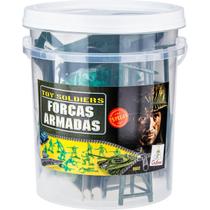 Miniatura Colecionável Balde Forcas Armadas 75 Peças