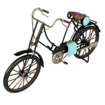 Miniatura Colecionável Bicicleta Preta 30cm Verito