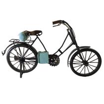 Miniatura Colecionável Bicicleta Preta 30cm Verito Miniatura Colecionável Bicicleta Preta 30cm Verito
