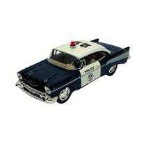 Miniatura Colecionável Chevrolet Bel Air 1957 Polícia 1/40 Miniatura Colecionável Chevrolet Bel Air 1957 Polícia 1/40