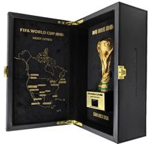 Miniatura Colecionável do Troféu da Copa do Mundo FIFA 2026 da Wagon International Miniatura Colecionável do Troféu da Copa do Mundo FIFA 2026 da Wagon International