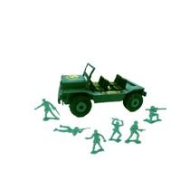 Miniatura Colecionavel Forcas Armadas C/Jipe 6Pcs