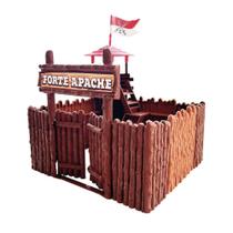 Miniatura Colecionavel Forte Apache Batalha KIDS