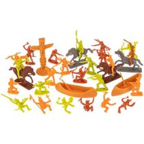 Miniatura Colecionavel Forte Apache Indios 43PCS