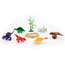 Miniatura Colecionavel KIT Dinossauros 8PCS Tubo (nao e Possivel Escolher Enviado de Forma Sortida)