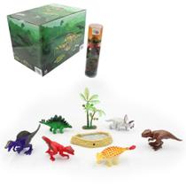 Miniatura Colecionavel KIT Dinossauros 8PCS Tubo (S)