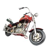 Miniatura Colecionável Moto Customizada Ano 1949 Red Verito Miniatura Colecionável Moto Customizada Ano 1949 Red Verito