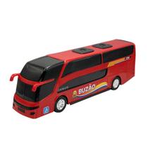 Miniatura Colecionável Ônibus de Viagem Busão Vermelho