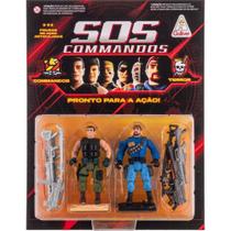 Miniatura Colecionável SOS Commandos Cronos e SHARK Blister Miniatura Colecionável SOS Commandos Cronos e SHARK Blister