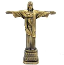 Miniatura Cristo Redentor em Metal 18 cm - Jiaxi