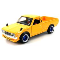 Miniatura Datsun 620 1973 Pick Up Amarelo Maisto 1/24