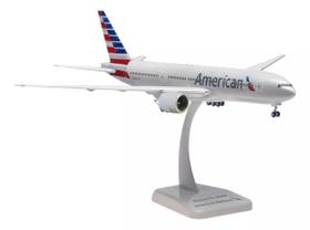 Miniatura de avião Boeing 777-200ER American Arlines Scala 1:200 Branco