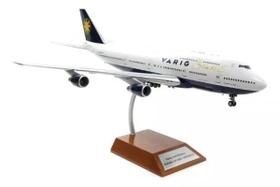 Miniatura de avião Boeing B747-300 Varig Star Alliance 1/200 Em Diecast Metal