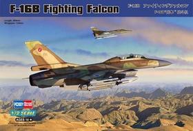 Miniatura de Caça F-16B Fighting Falcon 1/72 Hobby Boss