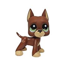 Miniatura de Cachorro Dogue Alemão Marrom em PVC 5 cm Miniatura de Cachorro Dogue Alemão Marrom em PVC 5 cm