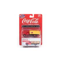 Miniatura de Caminhão Chevy 41 46 Stakebed Coca-Cola 187