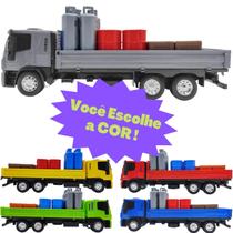 Miniatura De Caminhão Iveco Tector Expresso Óleo Carga Brinquedo Infantil