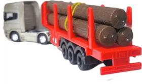 Miniatura de caminhão Scania v8 r730 welly 1/64