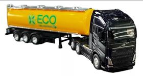 Miniatura de Caminhão volvo tanque 1:64 welly