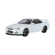 Miniatura De Carro Em Metal Fundido GTR SKYLINE ONE Escala 1:18 Com Portas E Direção Abertas Para