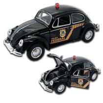 Miniatura de carro Fusca Polícia Federal Carrinhos de coleção