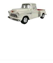 Miniatura De Chevy Pick Up 1955 1:24 Motormax Branco Miniatura De Chevy Pick Up 1955 1:24 Motormax Branco