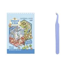 Miniatura De Cidade Comercial Diorama 3D DIY, Conjunto De Quebra-Cabeça De Micro Paisagem Com