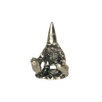 Miniatura de Duende da Alegria - Gnomo da Confraternização e Prosperidade em Estanho - 3 cm