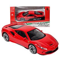 Miniatura De Ferro Ferrari F8 Tributo 11cm 1/43 Bburago