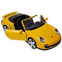 Miniatura De Ferro Porsche 911 Turbo Cabrio 1/24 Motor Max