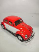 Miniatura De Fusca De Metal Bicolor Abre Porta Escala 1/32