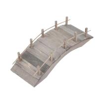 Miniatura De Galinheiro Em Escala 1:12 Com Ponte Em Arco, Decoração Para Casa De Bonecas, Modelo De