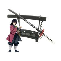 Miniatura De Katana Demon Slayer Em Liga Metálica, Chaveiro, Espada Samurai Japonesa Em Tamanho