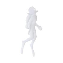 Miniatura De Mergulhador Não Pintada Para Aquário, Decoração Subaquática, Brinquedo De Aquário