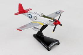 Miniatura de metal aviao caça daron p-51d mustang esca 1/100
