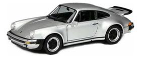 Miniatura De Metal Escala 1/24 Porsche 911 Turbo Welly