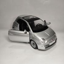 Miniatura De Metal Fiat 500 2007 Escala 1/28 Kinsmart
