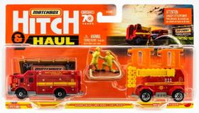 Miniatura de Metal Matchbox Hitch &amp Haul - Engate e Transporte - 1/64 - Mattel