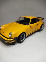 miniatura de metal Porsche 911 turbo escala 1/24 welly
