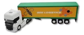 Miniatura De Metal Scania R730 Container 1:64 Welly Bege Miniatura De Metal Scania R730 Container 1:64 Welly Bege