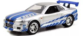 Miniatura de metal velozes e furiosos escala 1/32 jada toys