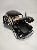 Miniatura de metal Volkswagen Fusca escala 1/24 welly