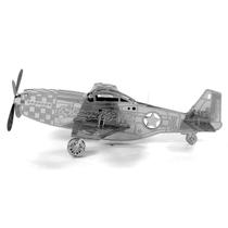 Miniatura de montar metal earth - avião mustang p-51 Miniatura de montar metal earth - avião mustang p-51
