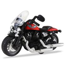 Miniatura De Moto Custom Estilo Harley Davidson