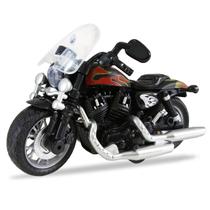 Miniatura De Moto Custom Estilo Harley Davidson