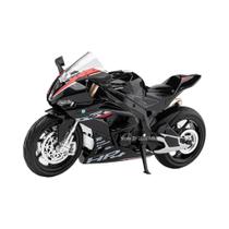 Miniatura De Moto De Brinquedo Modelo HP4 1:12 Em Liga Fundida Com Som, Luz E Pneus De Borracha Com